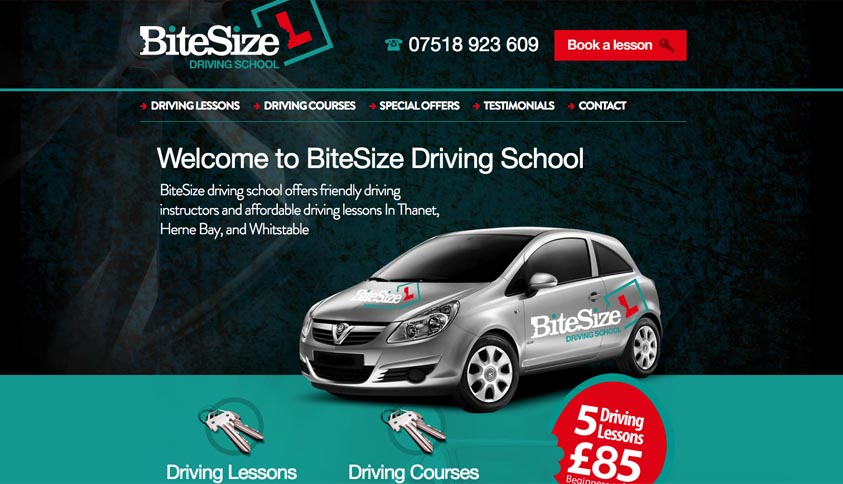 A screenshot of the Bitesize website